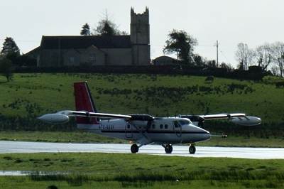 SGL's de Havilland Twin Otter on survey in Ireland